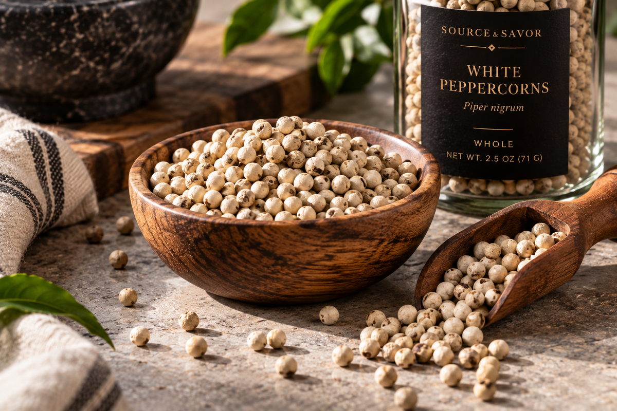 Organic White Pepper Whole